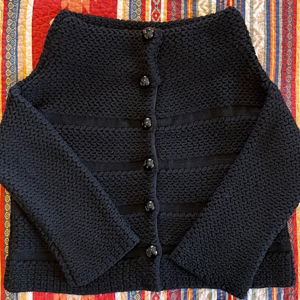 Moschino Cheap and Chic x Sheri Gellman Cropped Cardigan